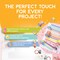 Incraftables Colored Washi Tape (40pcs). Assorted Colorful Craft Tape 10 Feet x ½ Inch Rolls. Rainbow Colored Painters Tape. Multi-Color Washi Tape for Arts & Crafts, Labeling, KIds & Teachers